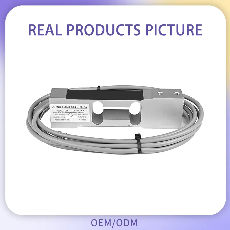Load Cell ZEMIC L6N 3-100kg for Factory Automation & Packaging Machines (0.03% Accuracy)