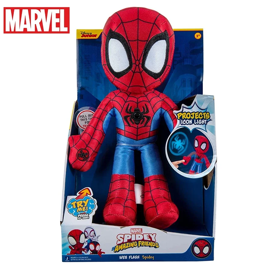 30cm Marvel Spiderman Plush Toy Soft Stuffed Cartoon Stuffeds Dolls Large Plushs Boy Cloth Dolls Pillow Kids Christmas Gift 30cm disney marvel avengers plush spider man toys soft stuffed cartoon kawaii large boy cloth dolls pillow kids christmas gifts