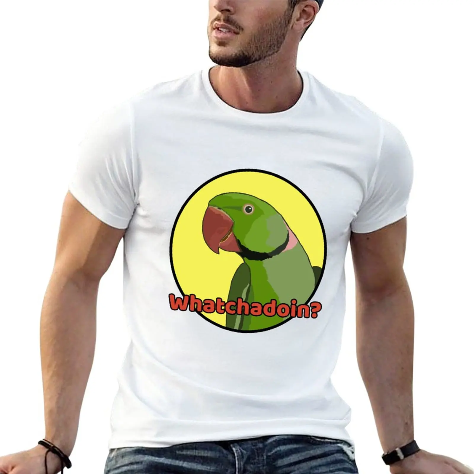 

New Whatchadoin T-Shirt aesthetic clothes Aesthetic clothing plain t-shirt custom t shirts design your own Short sleeve tee men