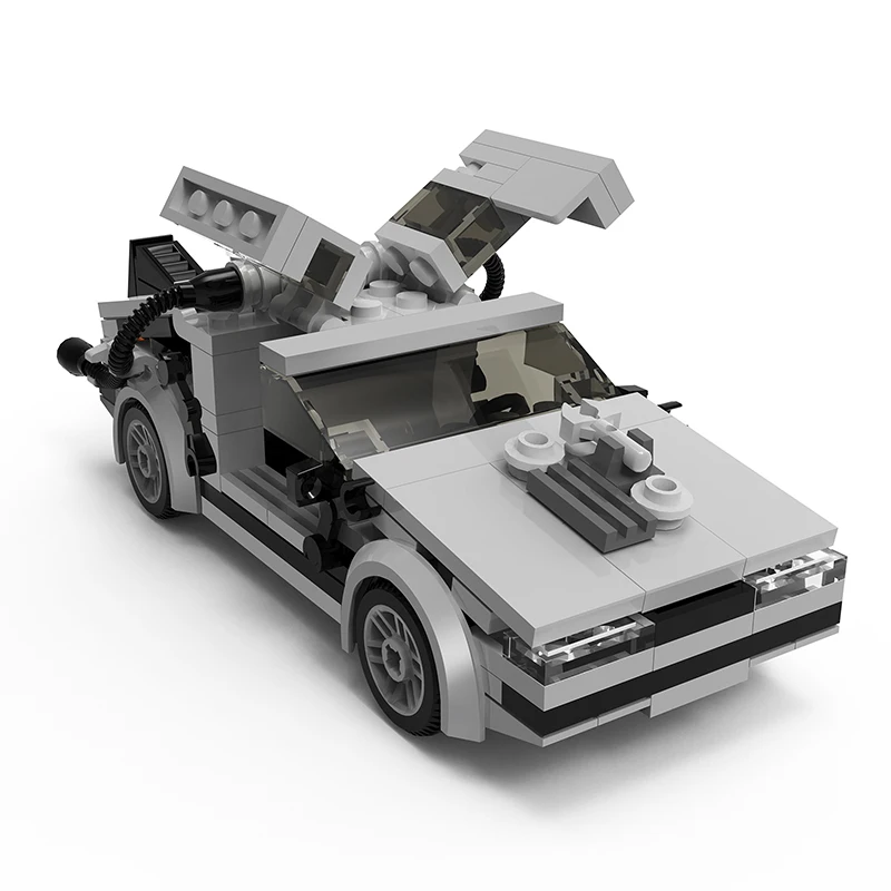 custom lego delorean