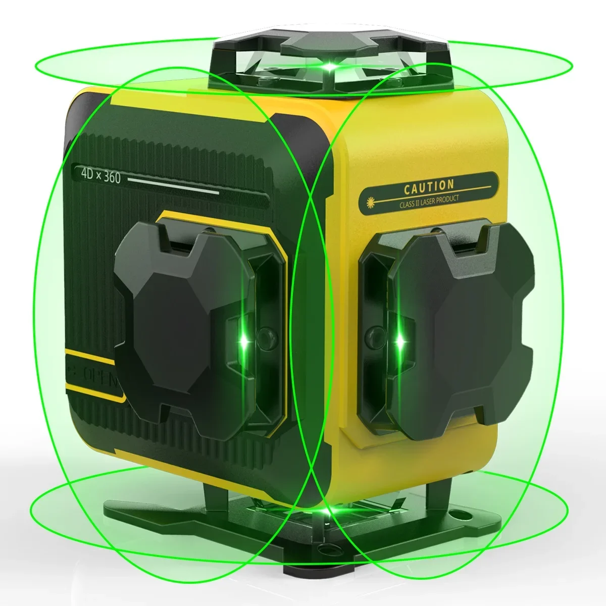 

Huepar M04CG Square Laser Level 16 Line 360 Degree Out Door Self Laser Leveling Machine 4D Tool Kit