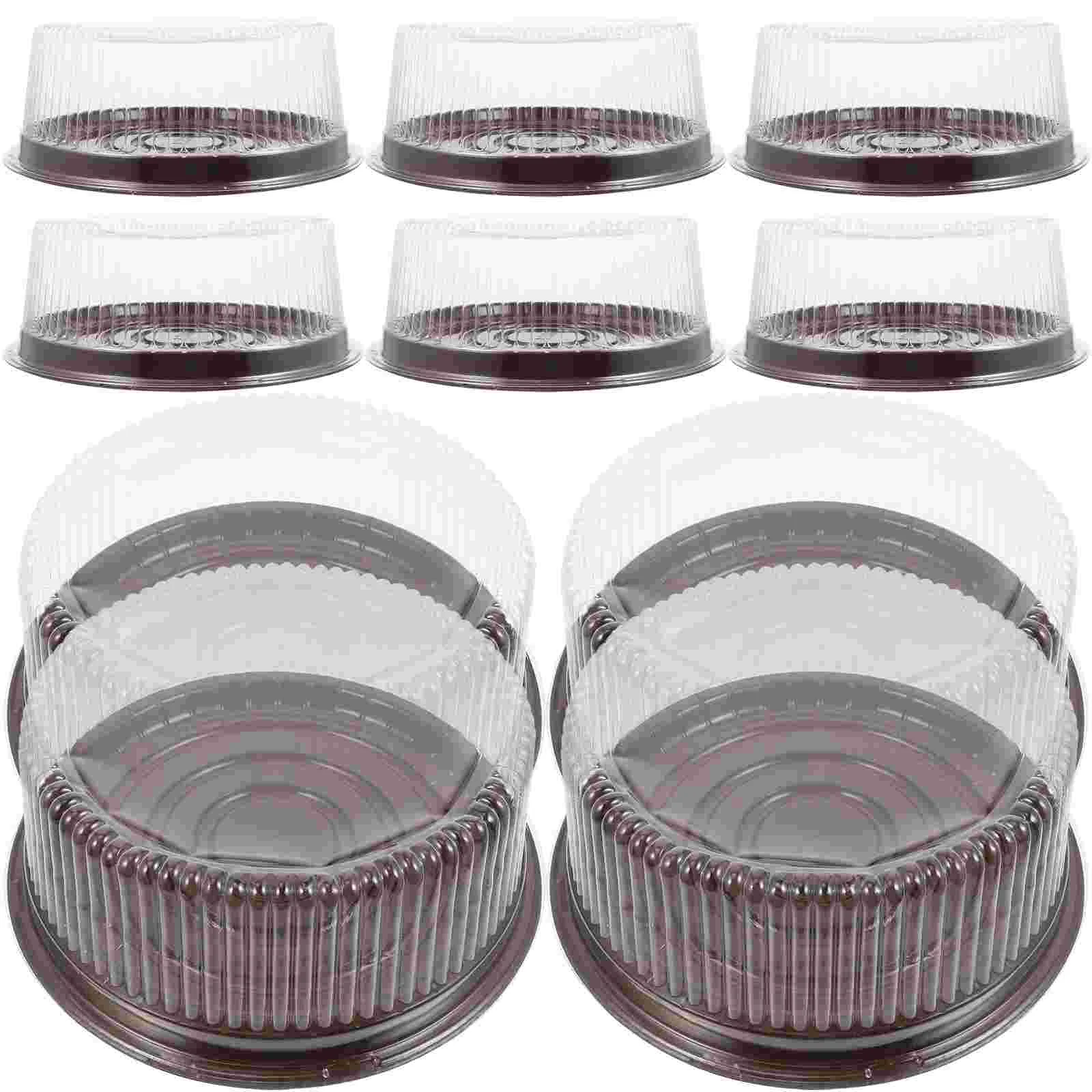 

20pcs gift boxes with lids for presents clear moon cake boxes cupcake boxes cookie muffin boxes with dome lids for wedding