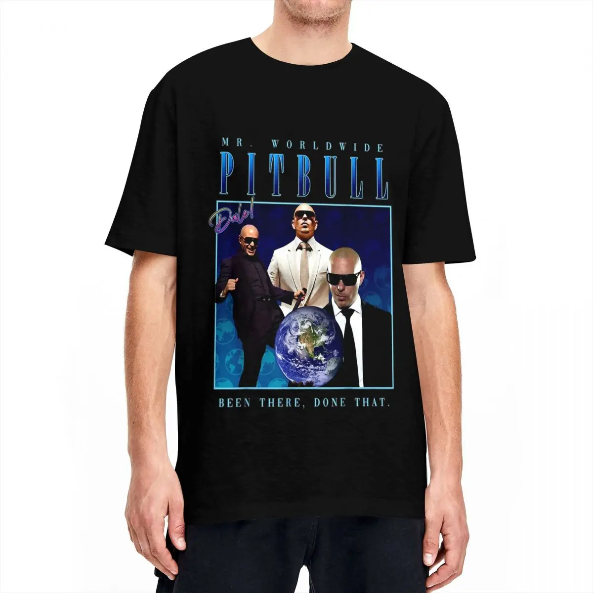 Haikyuu T Shirt Mr. Worldwide Pitbull 100 Cotton T Shirts Music Album Hippie Tshirt for Adult Summer Y2K Short Sleeve Clothing 2