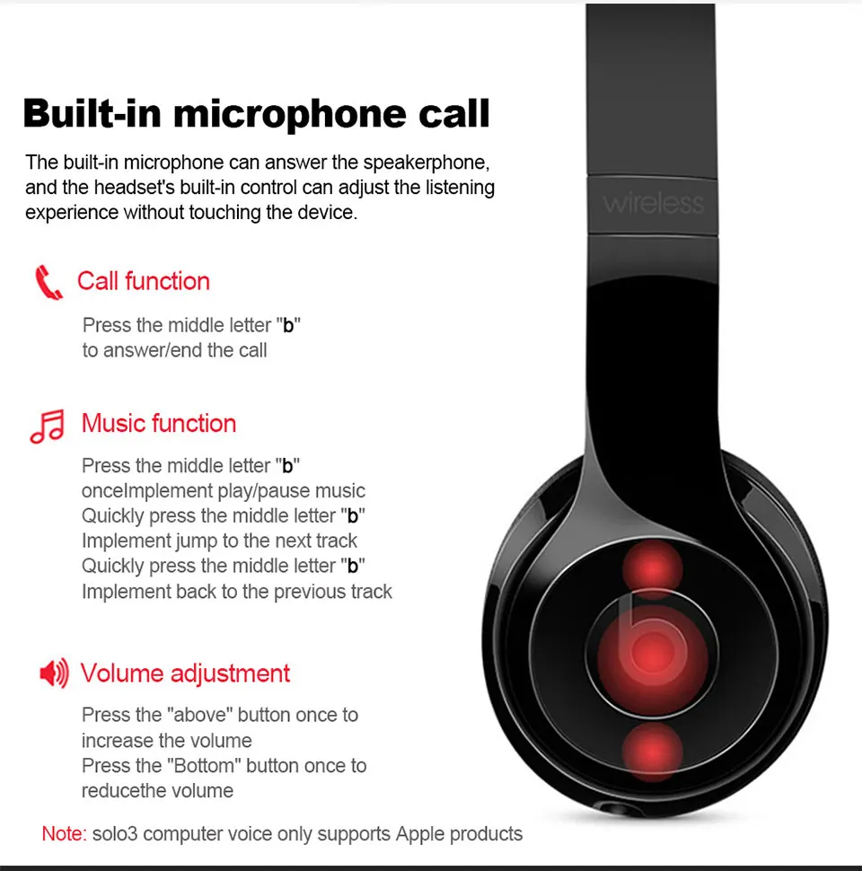 Beats Solo3 Wireless Bluetooth 