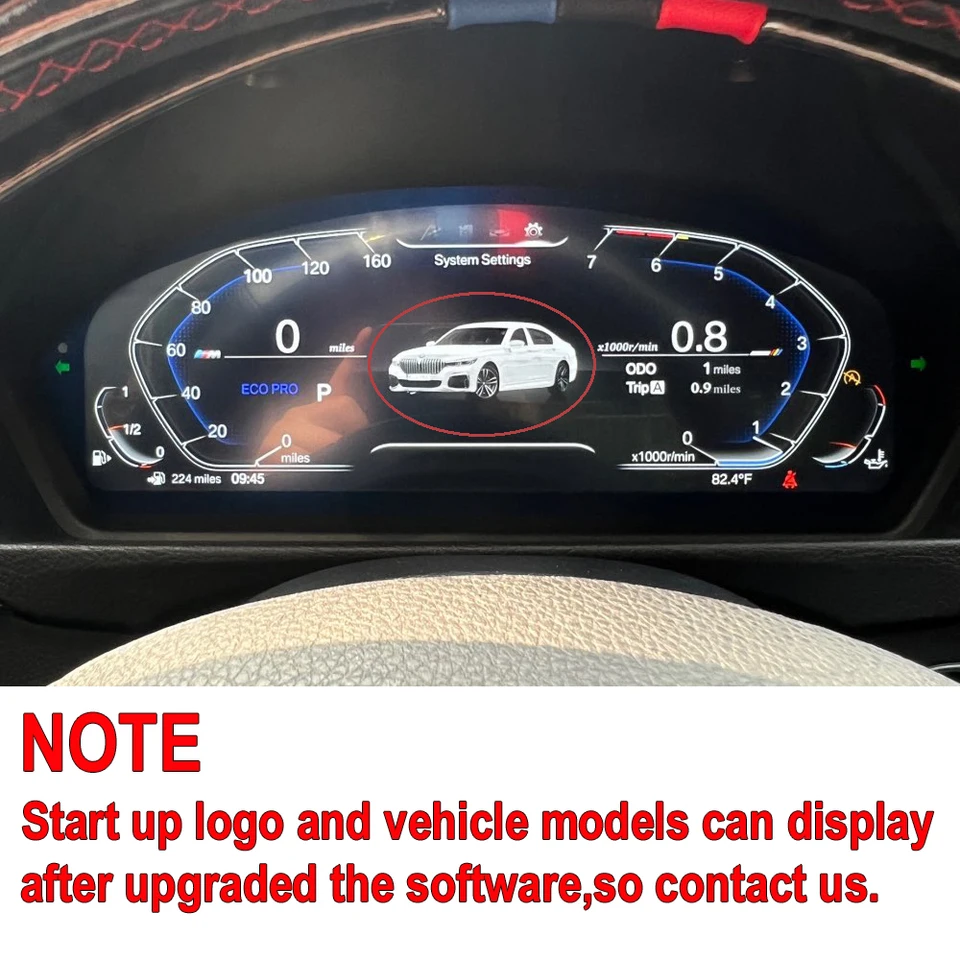 BMW用デジタルインストルメントゲージクラスター,スピードメーター,LCD