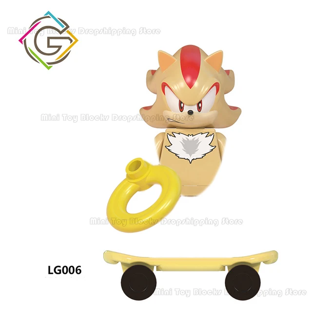 WM6086 WM6087 WM6088 LG1001 Sonics Anime Building blocks Amy Rose Ray Storm Shadow Bricks mini action toy figure Children gifts LG006