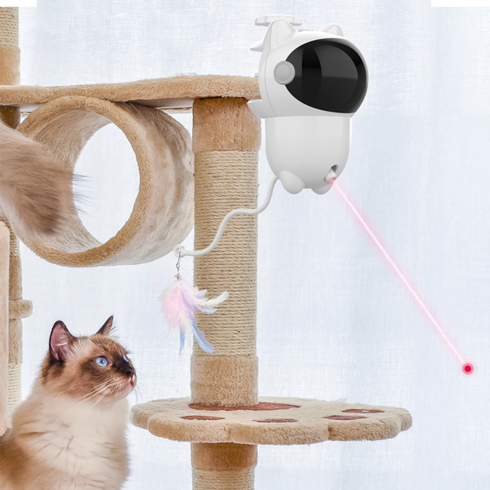 Intelligent Cat Laser Toy Automatic Random Moving for Cats Kittens Dogs