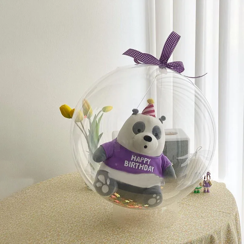Cuque Palloncini Bobo, 10 Pezzi Palloncini Bobo Riutilizzabili a Bocca Larga Ecologici per Feste per Compleanni