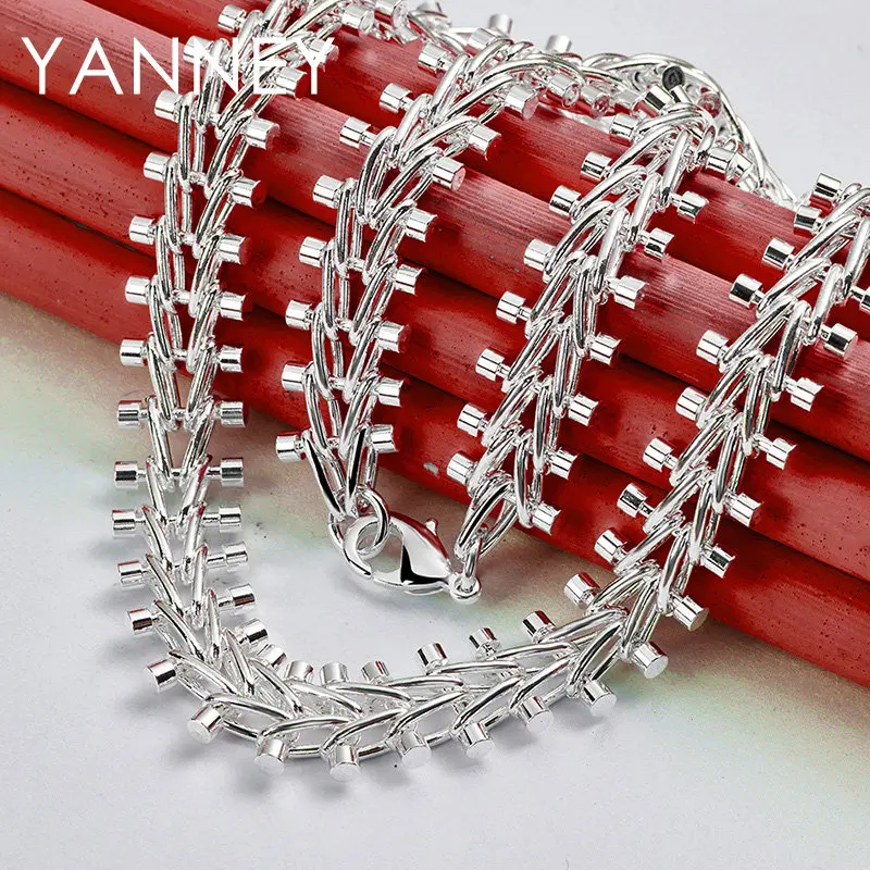 YANNEY , 절묘한 힙합 펑크 목걸이, 남성 패션, 결혼 선물, 쥬얼리 액세서리, 18 인치