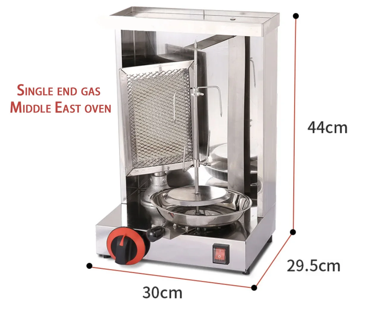 Commercial Automatic Barbecue Grill Machine Gas Rotisserie Rotary Barbecue Doner Kebab Equipment 4