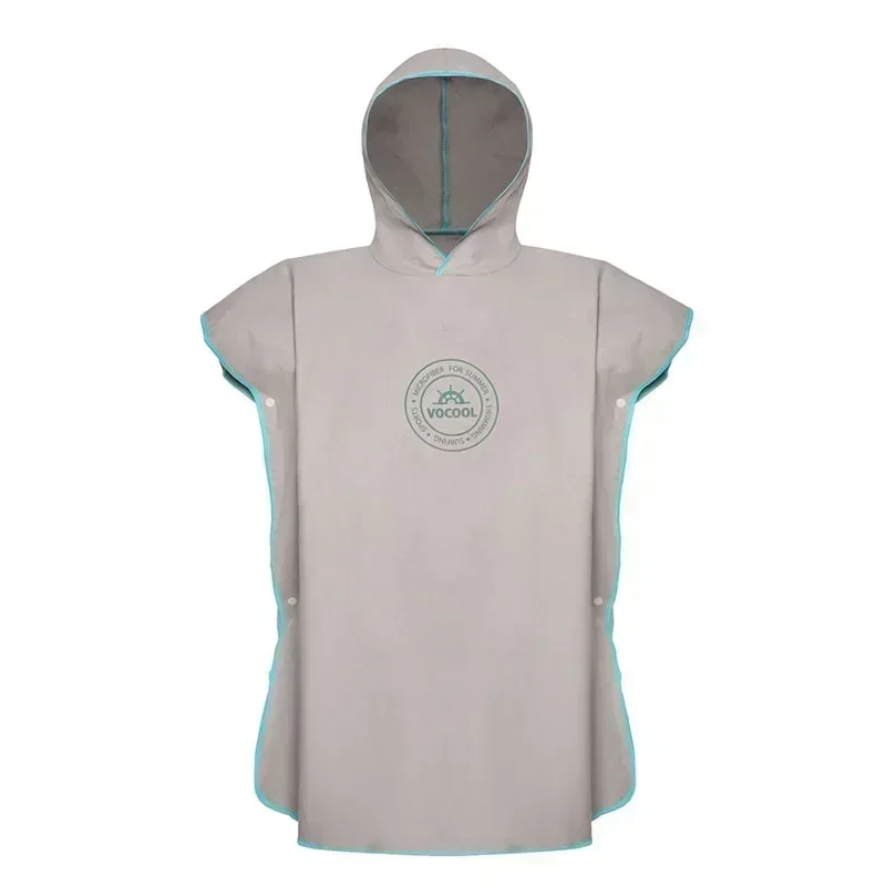 Kids' Hooded Microfiber Swim Cover-Up Poncho - Quick Drying Beach & Bath Towel