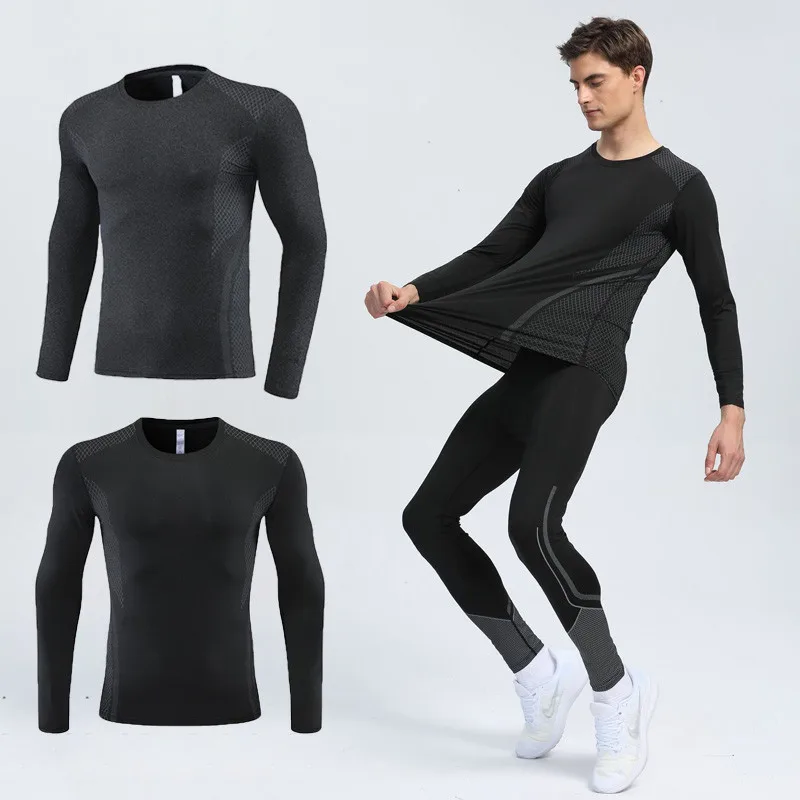 

Men Women Compression Running Tight Long Base T Shirt Fitness Sport Basketball Football Skiing Training Gym Bottom Clothes 6785