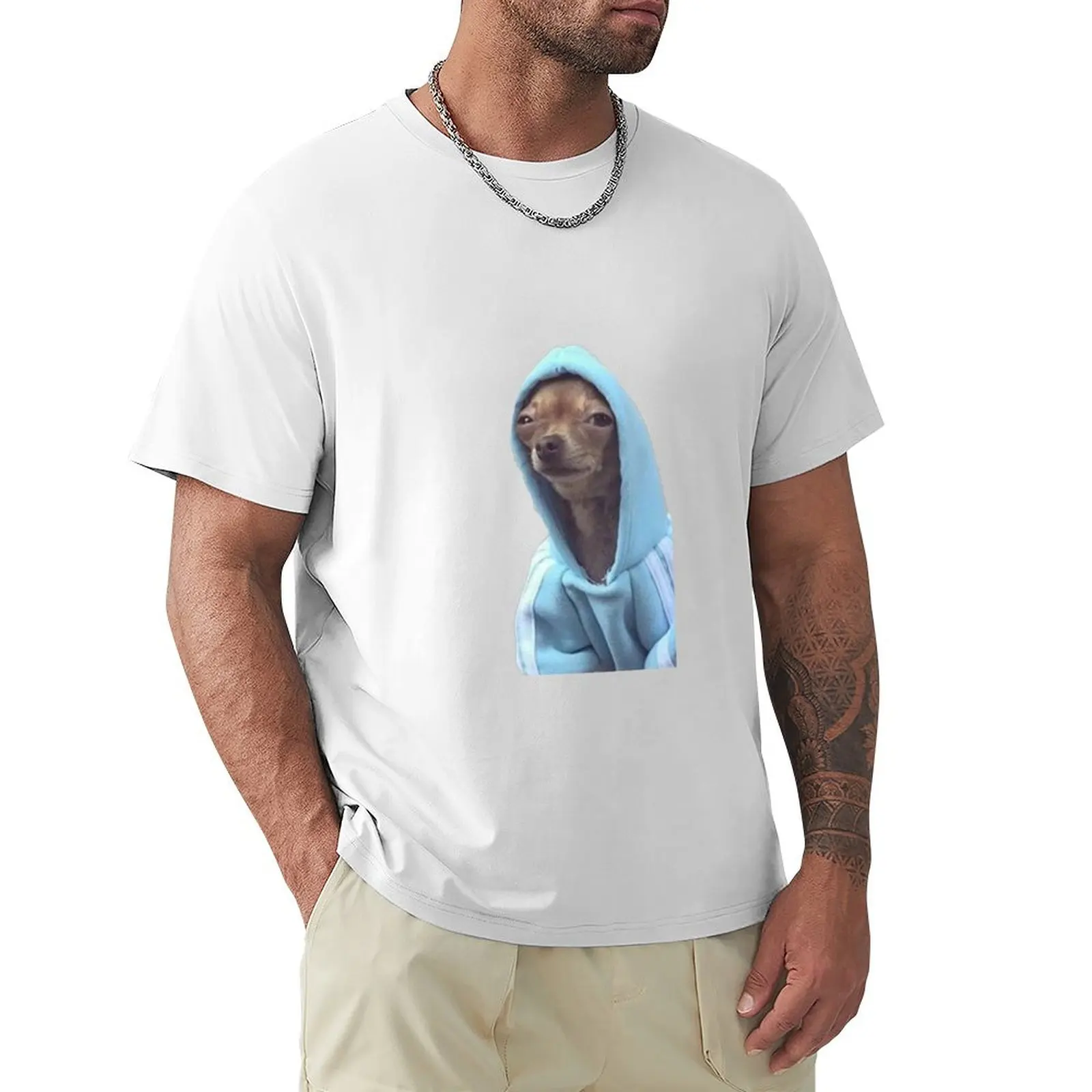 

dog wearing a hoodie T-Shirt sublime Blouse cute tops tshirts for men