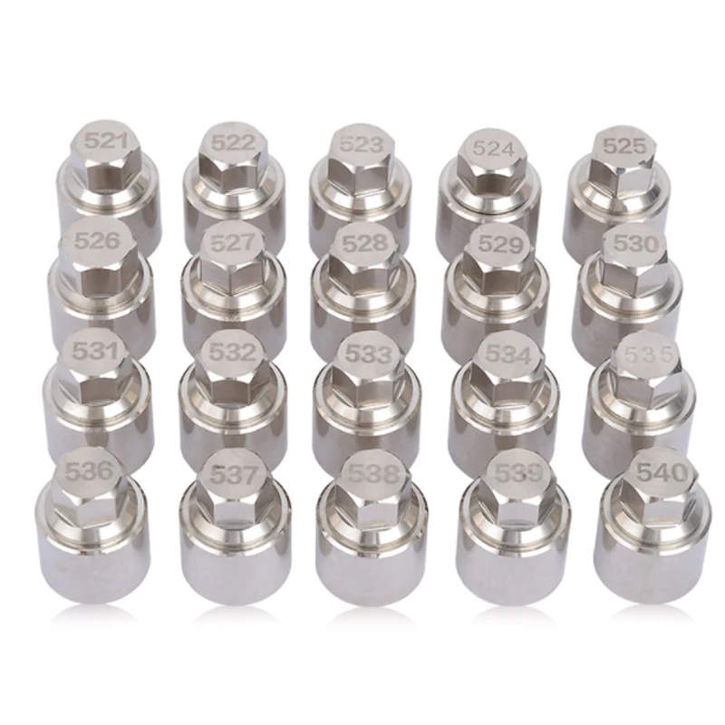 LALAGO 538 Boulons Antivol Pneus Voiture - Écrous De Roue Verrouillage Avec Outil - Compatible VW