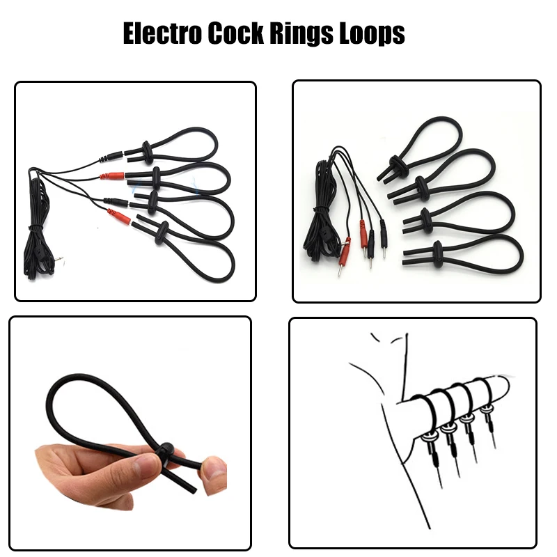 Electric Sex Toys Electric Shock Cock Ring Penis Rings Erotic Stimulator For Men Women