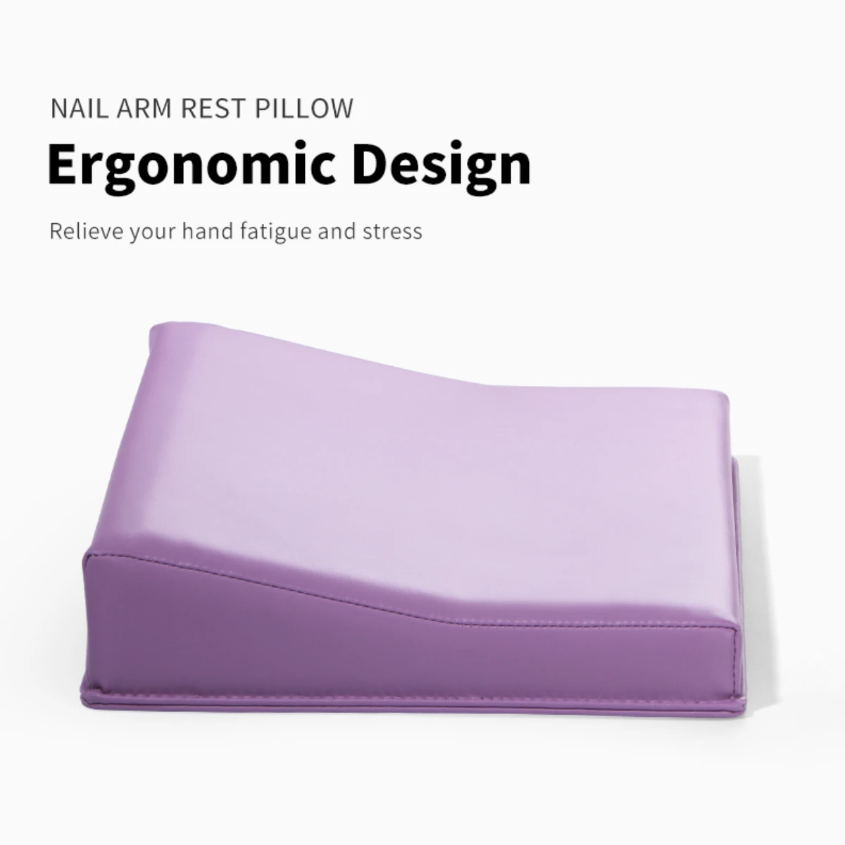 Nail Arm Rest for Nail Tech Sofa Armrest Manicure Hand Rest Pillow Luxurious Big Microfiber PU Leather Armrest
