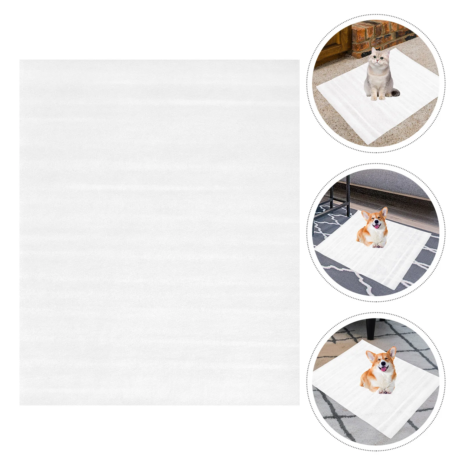 

50Pcs Pet Pads Dog Pee Mats Super Absorbent Disposable Quick Drying Pee Pads