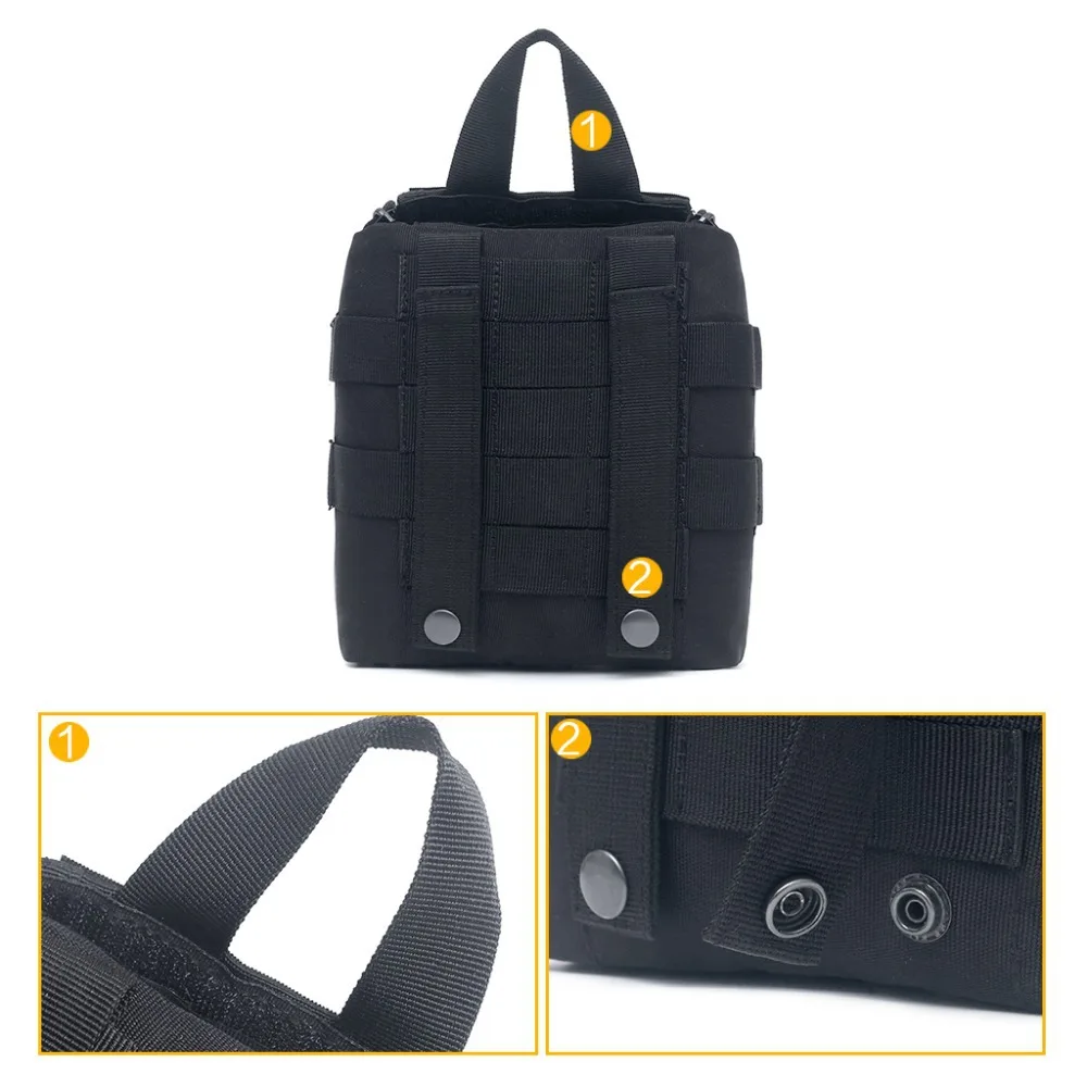 EDC Medical Bag Molle Tactical Pouch First Aid Kits Outdoor Male Car Emergency Camping Hiking Survival EMT Utility Pack Hunting