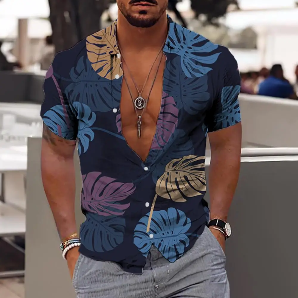 LVCBL Camisa De Lino Para Hombre, Camisa De Verano Para