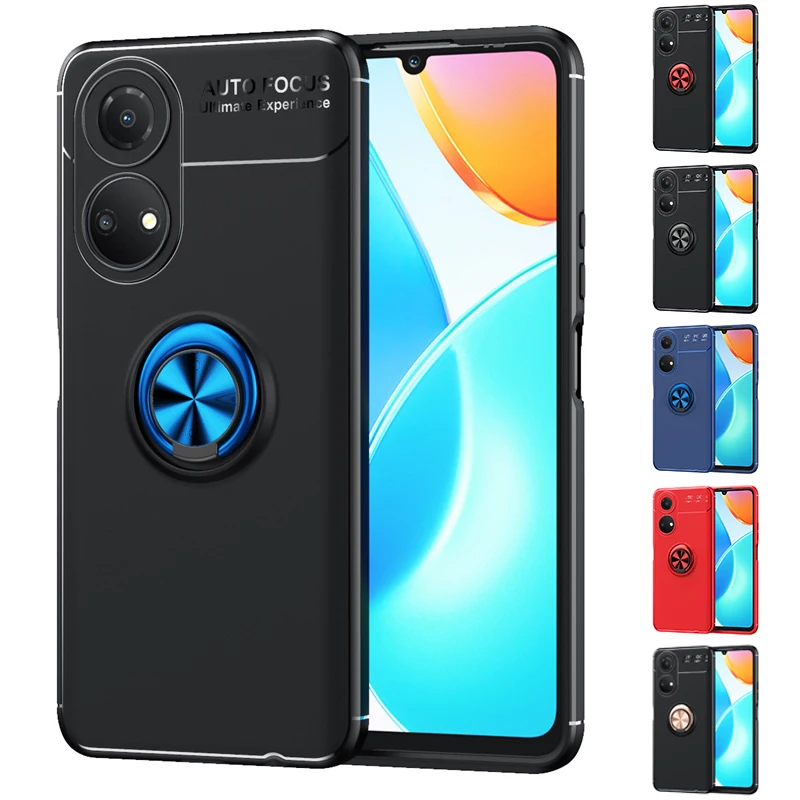 Per Cover Huawei Honor X7 Custodia Per Honor X7 Capas Antiurto Posteriore Tpu Anello Morbido Supporto Magnetico Per Cover Honor X 7 X7 Fundas