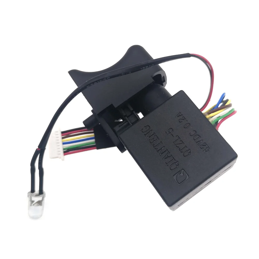 DC 7.2-24V 36V 42V 60V 2106/JC15-6 Elektrischer Schraubenschlüsselschalter Elektrische Bohrmaschine DIY Allgemeiner Geschwindigkeitsregler Druckknopfschalter – Detail 14