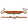 Horse Bit Bridle Hackamore Brown English Western Nose Curb Chain Padded Adjustable Horse Equipment 5