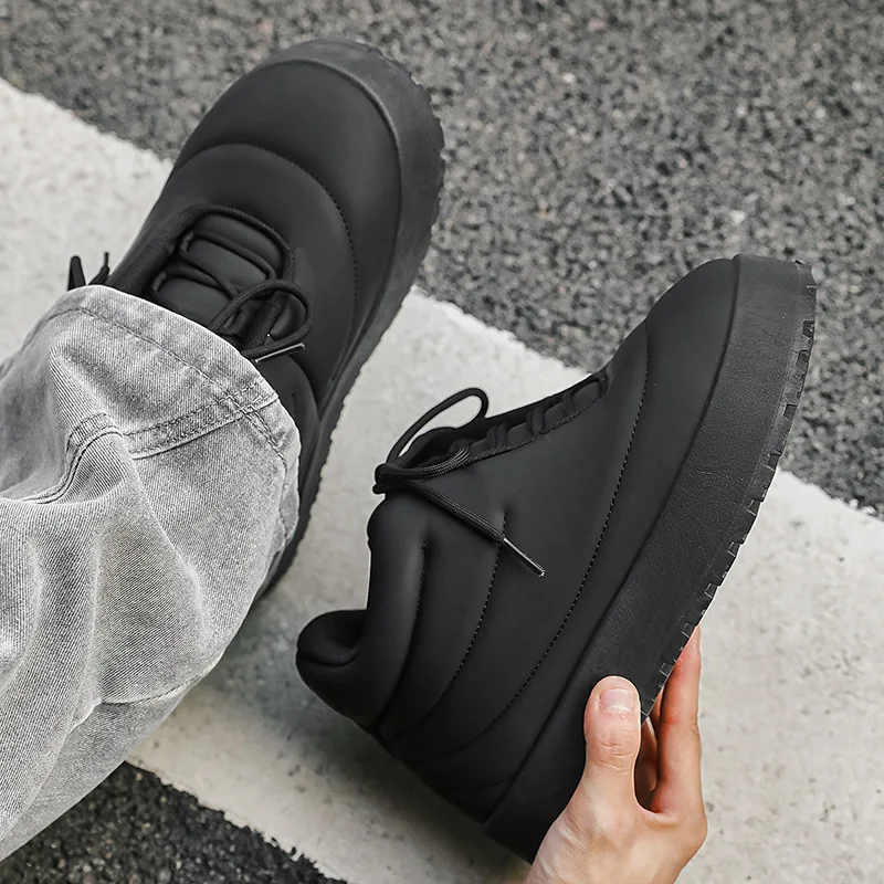 Sneakers Men Autumn Winter Men’s High-Top Designer Shoes Hip Hop Platform Man Ankle Boots Comfy Lace-up Casual Botas Hombre 5