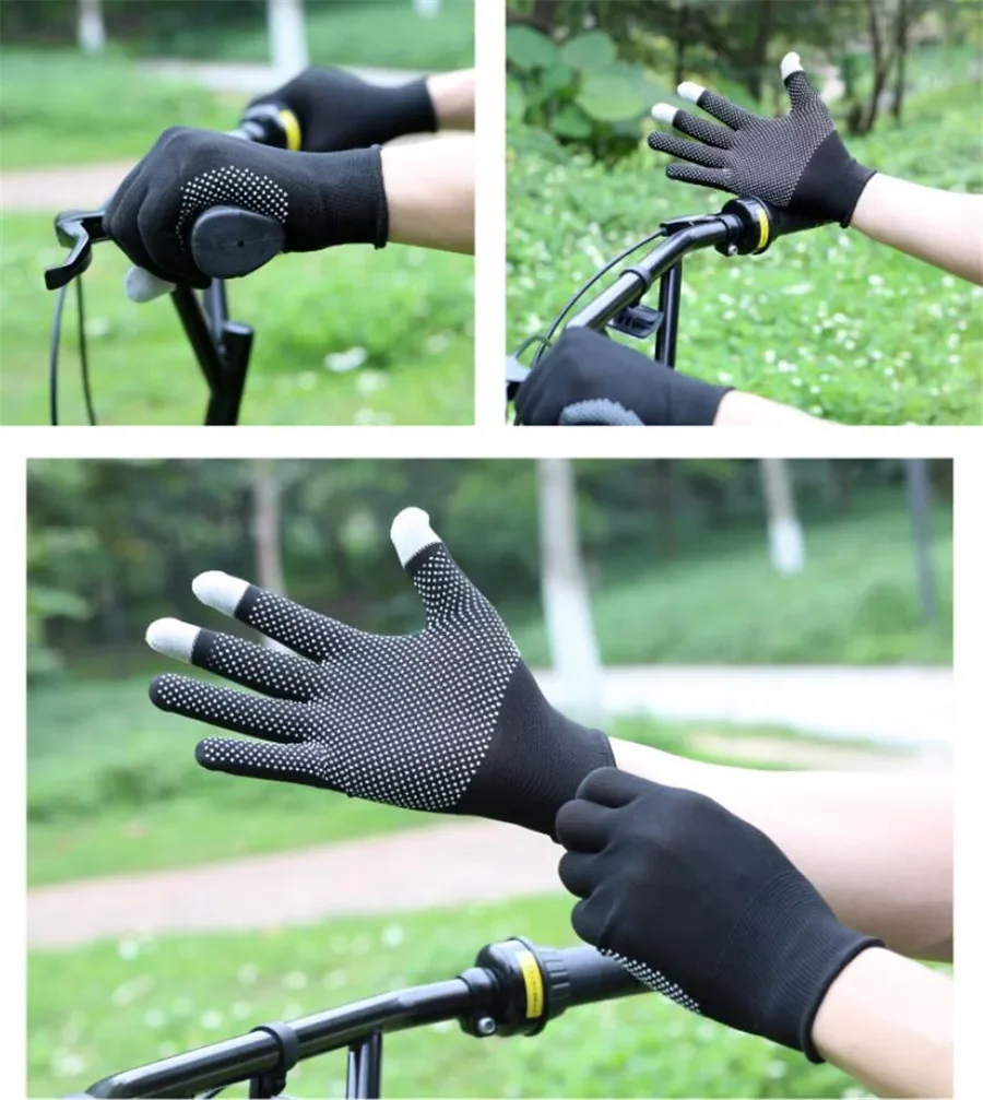 Touch Screen Gloves GEL Breathable Anti-skid Summer Thin Riding Driving Mountaineer Wrist Gloves Men Women Sport Running cycling gloves sports gloves running gloves