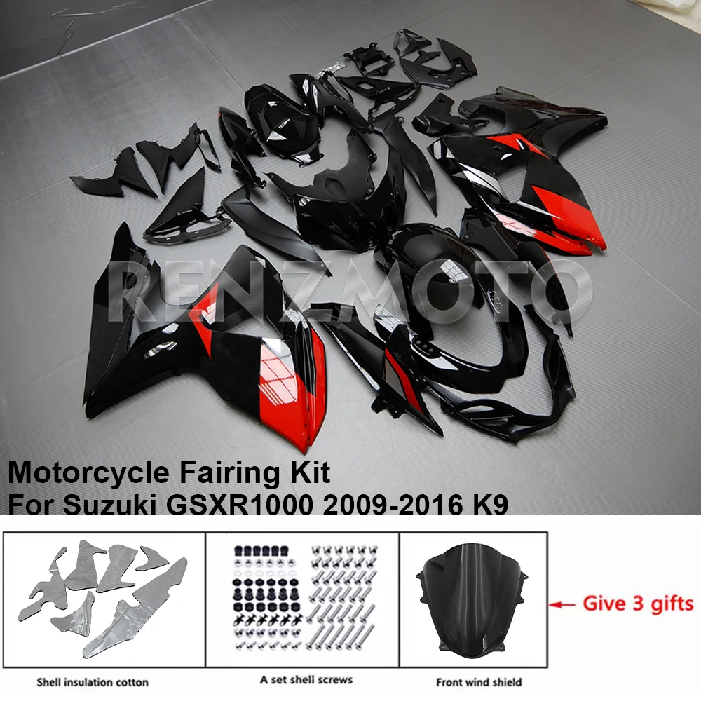 

Motorcycle Fairing Set Body Kit Plastic For Suzuki GSXR1000 GSX-R1000 2009-2016 K9 Accessories Injection Bodywork S1009-104a