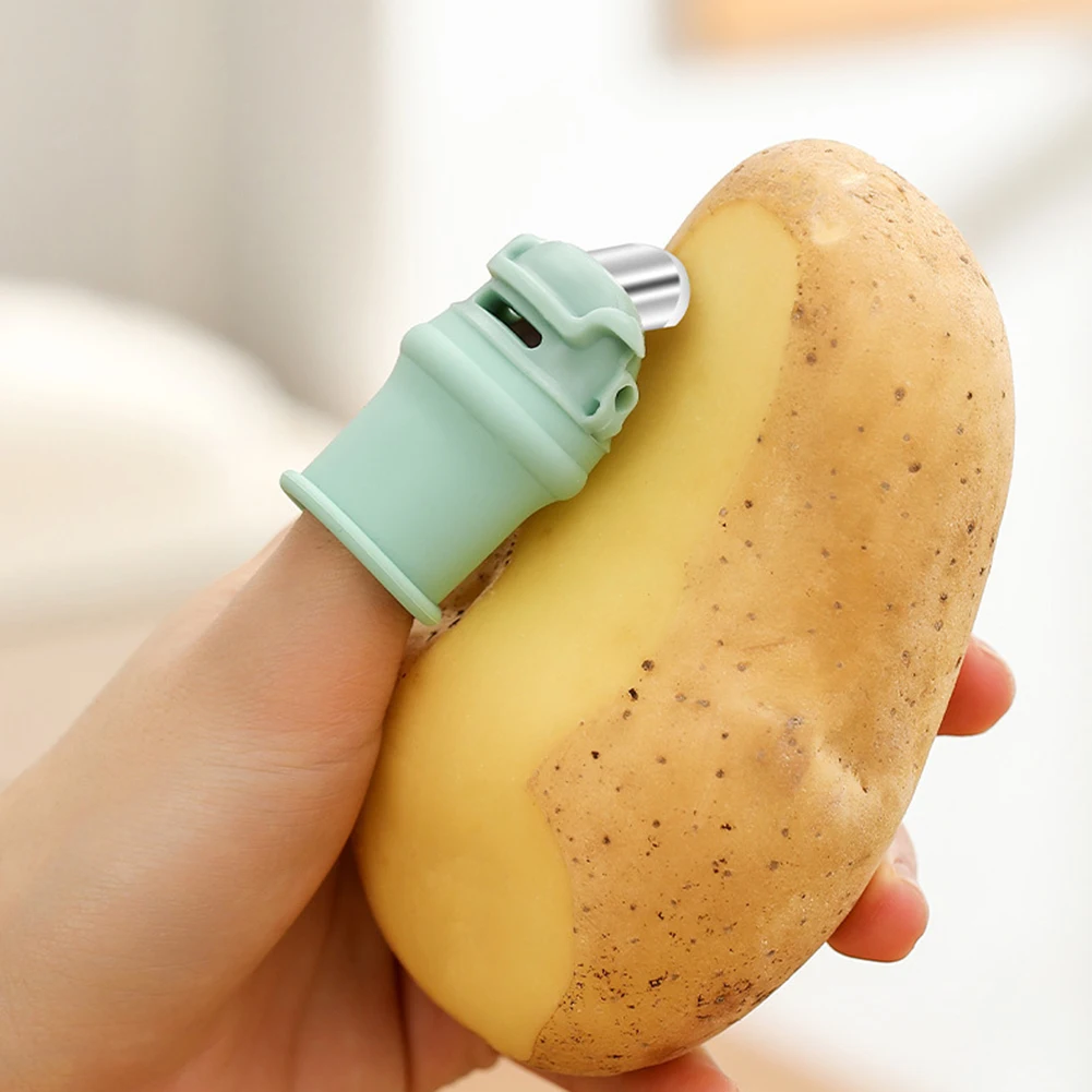 Silicone Gardening Thumb Knives Multi-Purpose Plant Picking Knives For Trimming Plants