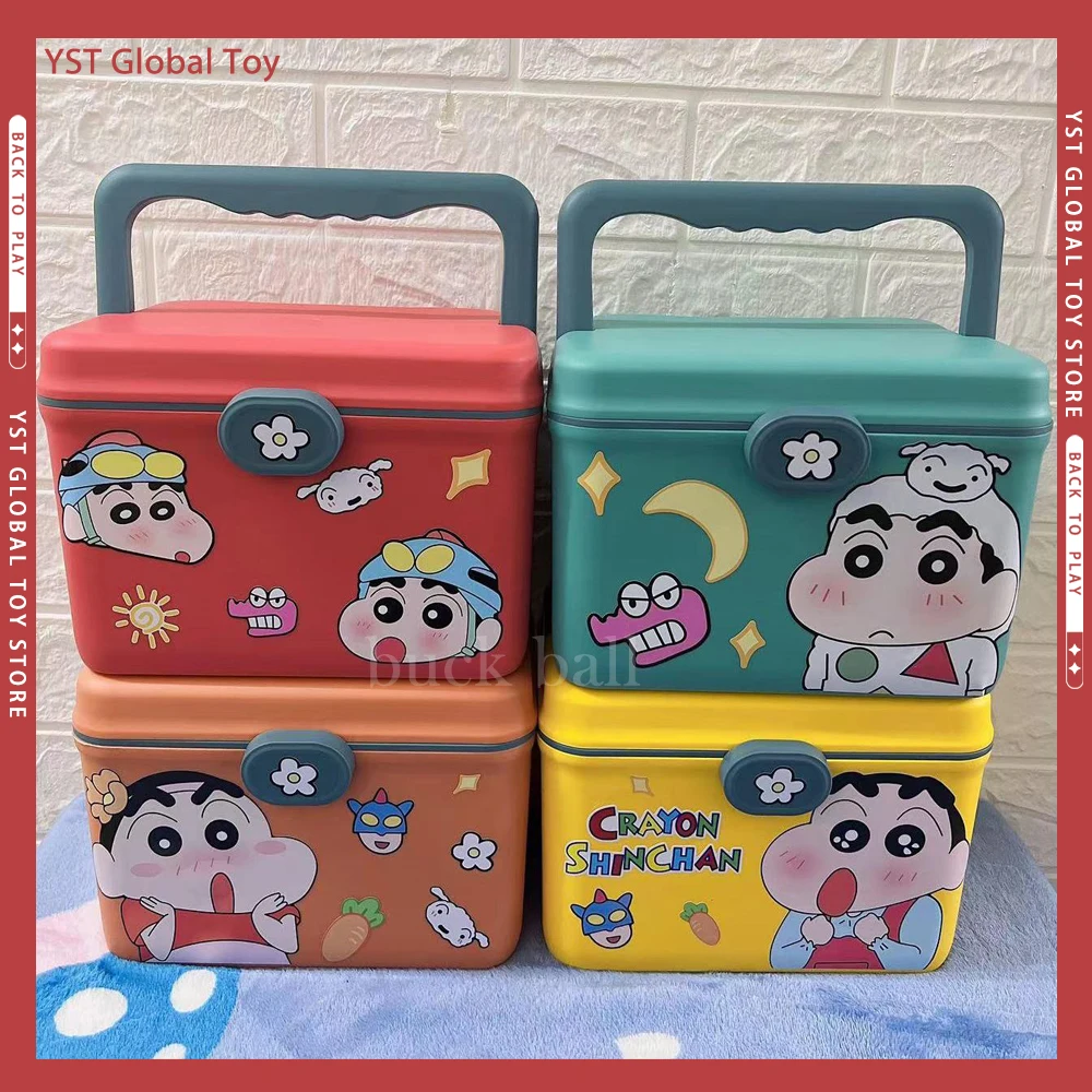 Crayon Shin Chan Medicine 21Cm Kit Cartoon Creative Portable Medicine Box Household Emergency Medicine Storage Boxes