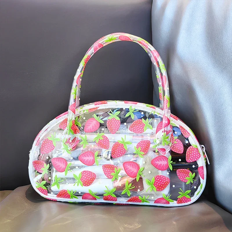 Transparent Makeup Bag Portable Makeup Bags Waterproof Clear Makeup Bags Large Capacity Travel Organizer Bag Cosmetic Bag