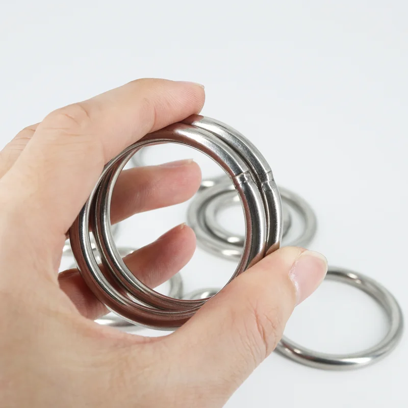 304 Stainless Steel Circle Ring M3 M4 M5 M6-M12 Solid Welded O