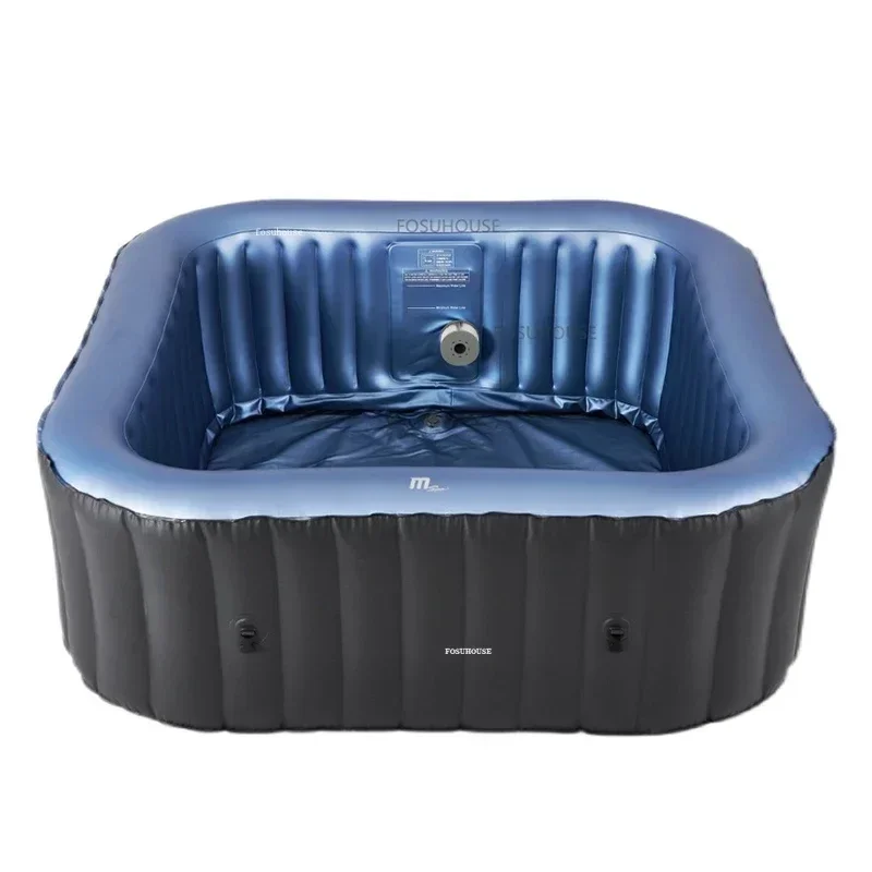 Modern Folding Adult Bath Household Bedroom Inflatable Bathtub Spa Sauna Room Portable Outdoor Folding Bathtub Whirlpool 3