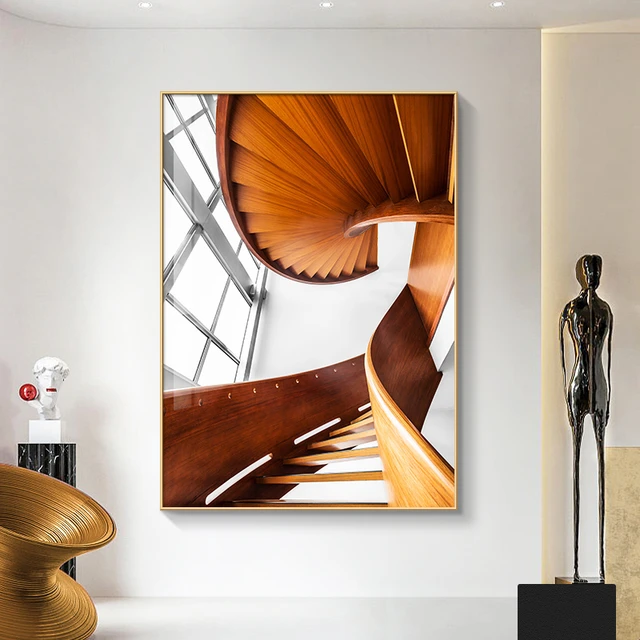 Update 152+ spiral staircase wall decor seven.edu.vn