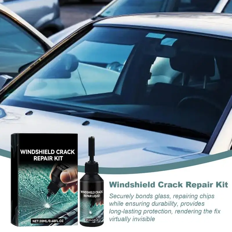 2025 Car Windshield Repair Kit For Scratches, Cracks And Chips Glass Repair Vehicle Windows Fix Tools