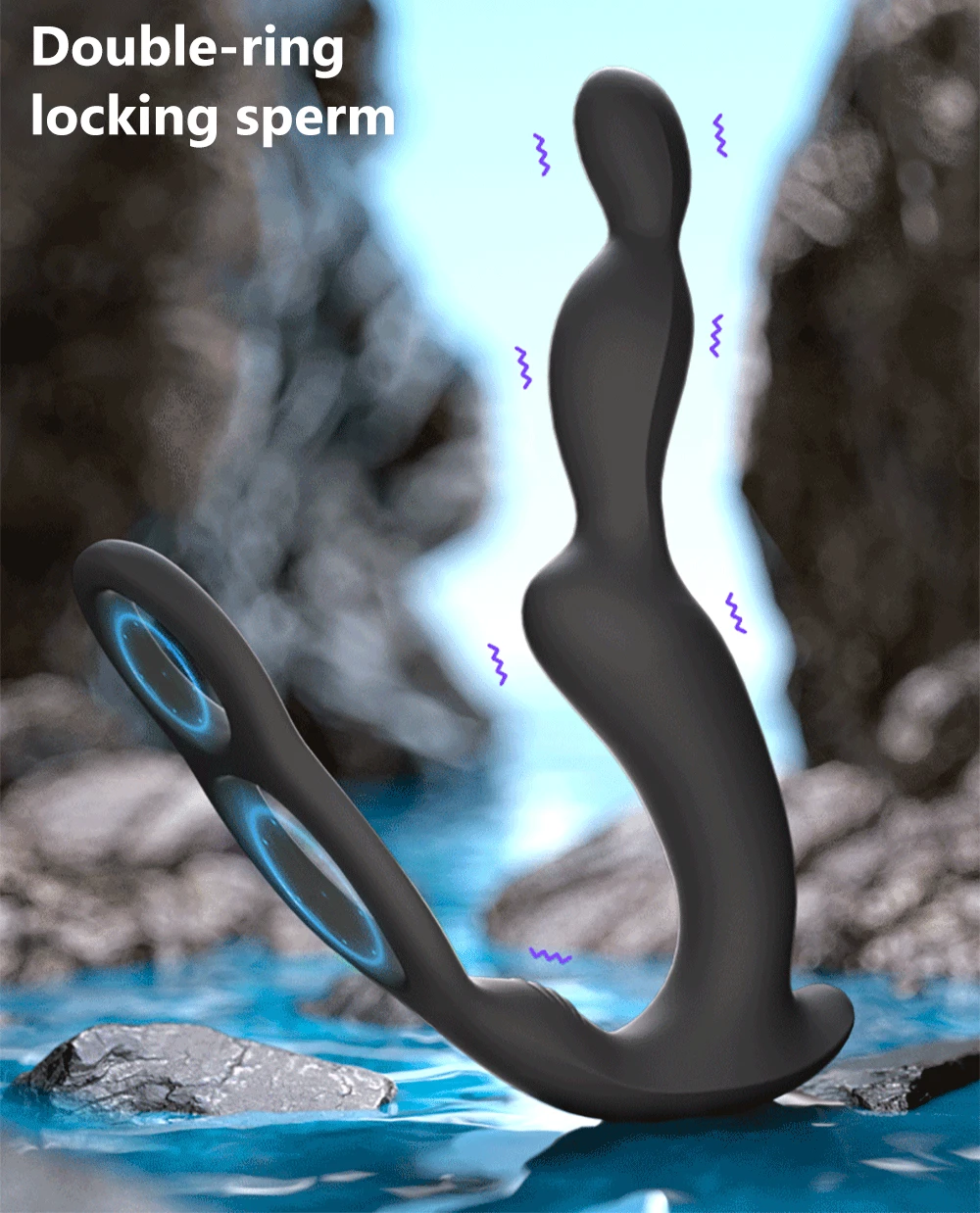 Drahtloser Prostatamassager Mit Analplug Für Männer_voghion.com