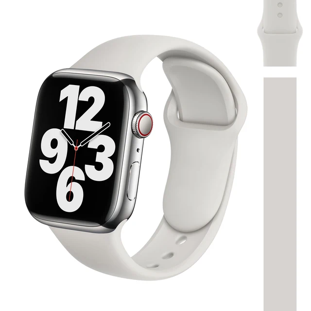 Silicone Strap for Apple Watch Band 45mm 41mm 44mm 40mm 42mm 38mm Correa Watchband Armband Bracelet iWatch Series 7 SE 6 5 4 3 2 46