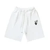 OW Palm OFF Three-dimensional Printed Heavy Cotton Quarter Pants Men's and Women's Fashion Casual Loose Sports Shorts 3
