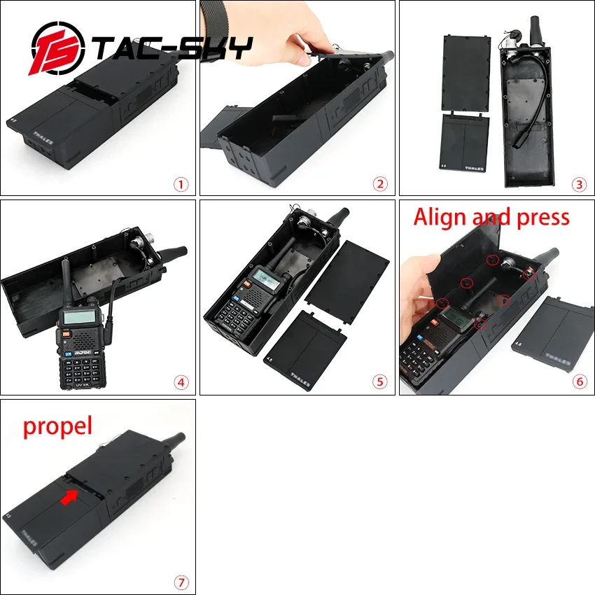 TAC-SKY AN / PRC 148 military radio walkie-talkie virtual