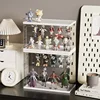 Large Capacity Transparent Acrylic Display Case-Handmade Craft Organizer with Adjustable Shelves for Mart Blind Box Collections 2