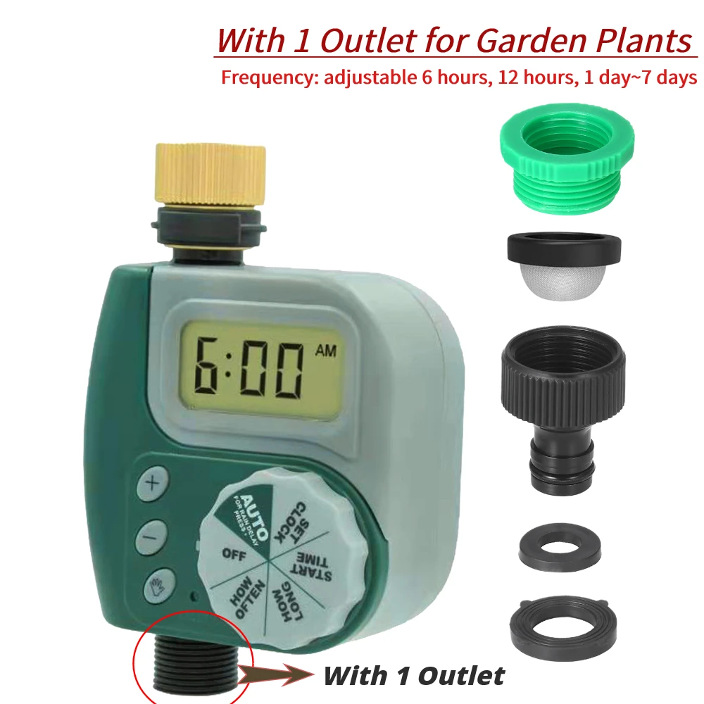 Garden Watering Timer Automatic Electronic Watering Timer Digital Irrigation Controller System Water Timing Irrigation In Garden 