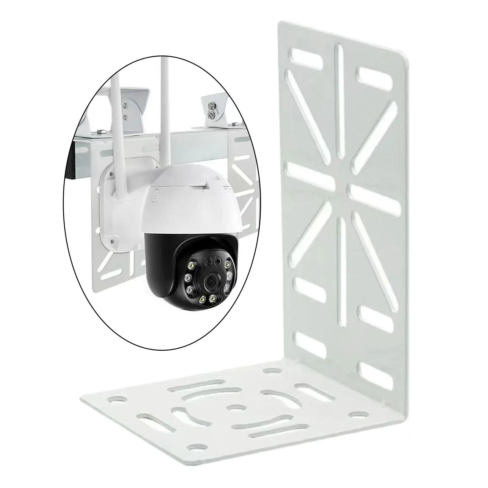 Security Camera Mount Adapter Rack CCTV Cameras Support L Shaped Bracket For Indoor Surveillance Garden Patio Shop security camera stand camera holder stand camera holder security wall mount bracket security camera bracket camera mount panel camera mounting base security camera mount scope adapter mount