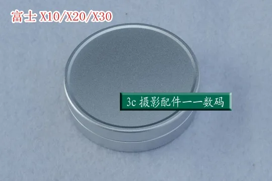 Cappuccio Per Obiettivo Anteriore In Metallo/Cappuccio Protettivo Per Copertura Per Fotocamera Fuji Film Fuji X10/X20/X30 Nero Argento