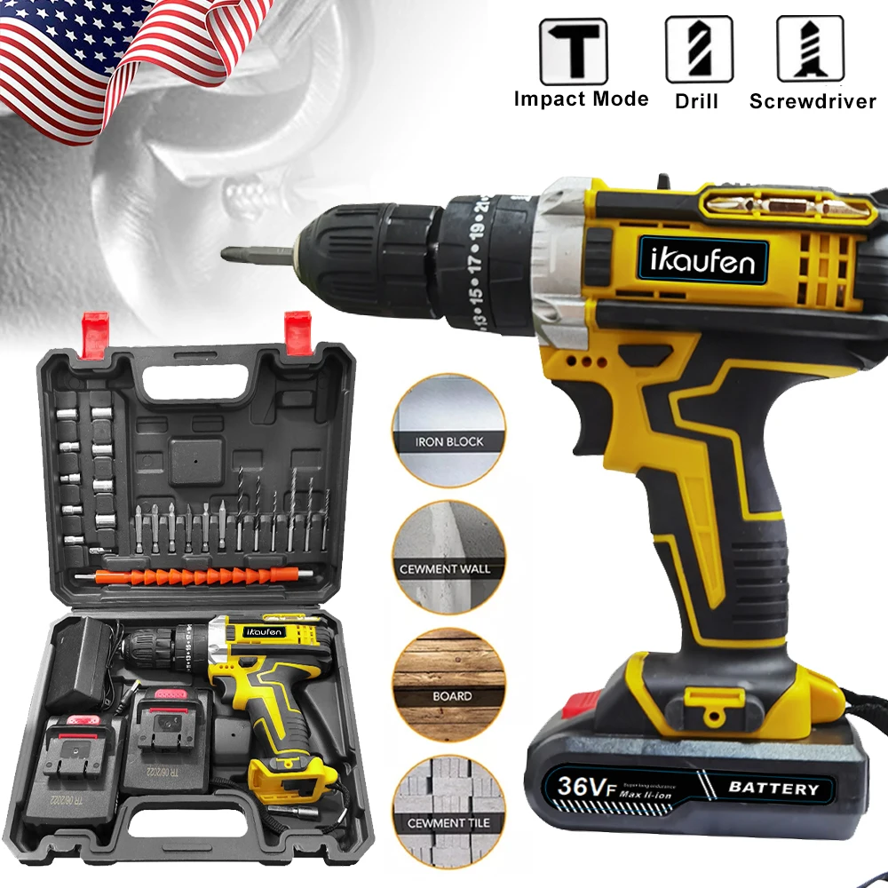 Multifunctional Cordless Impact Drill 2