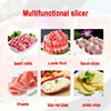 Electric frozen meat slicer Cheese Mutton roll Beef Ham flaker electric food potato slicer manual Semi-automatic meat slicer 2