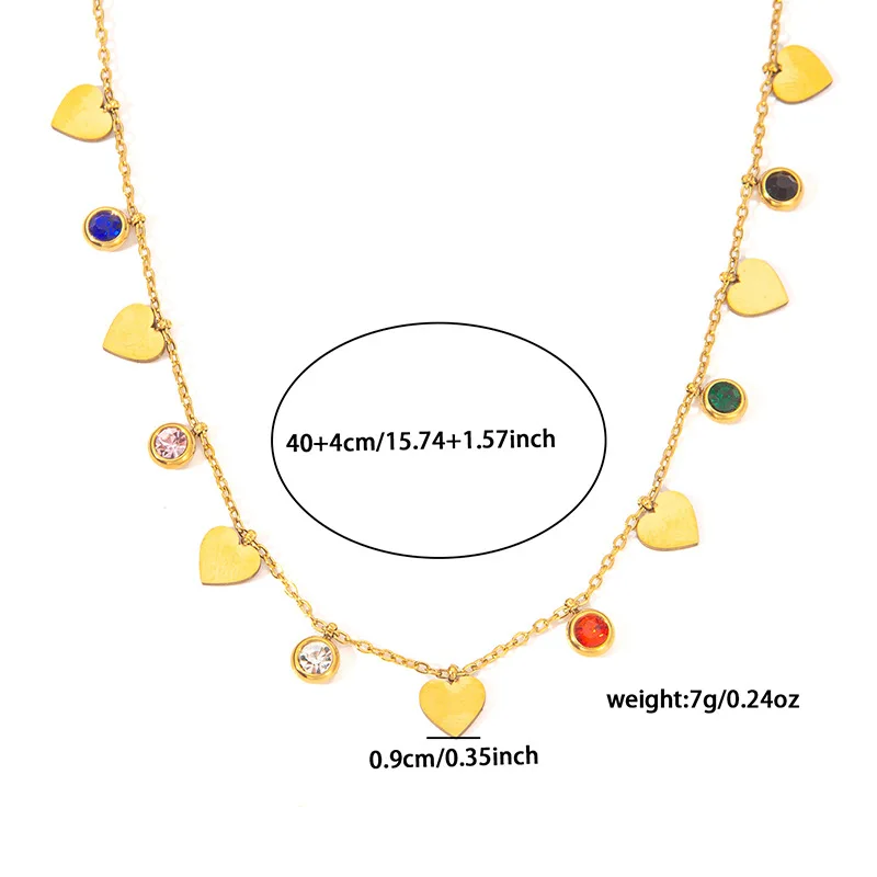 Bohemia Titanium Stainless Steel Moon Star Choker Necklace for Women Girls Original Design Link Chain Necklace 13
