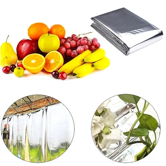 120 × 210 Cm Növényi Burkolat Hidroponikus Fényvisszaverő Film Grow Könnyű Kiegészítők Üvegházhatású Ültetési Reflexiós Fólia Lap - Image 5