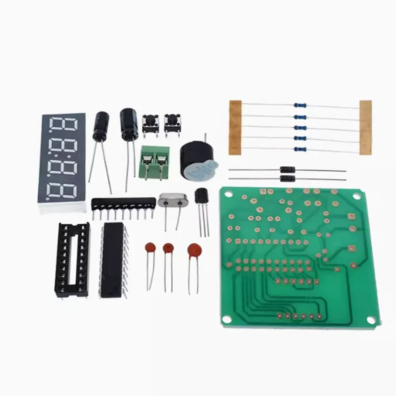 전자 디지털 테이블 시계 DIY 키트, LED 4 자리 전자 시계, AT89C2051 MCU DIY 키트 부품, Arduino 호환
