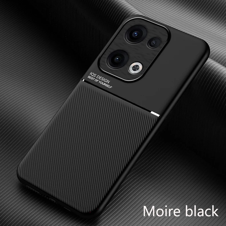 Ultra-Thin Magnetic Texture Leather Phone Case - Sleek Back Cover s
